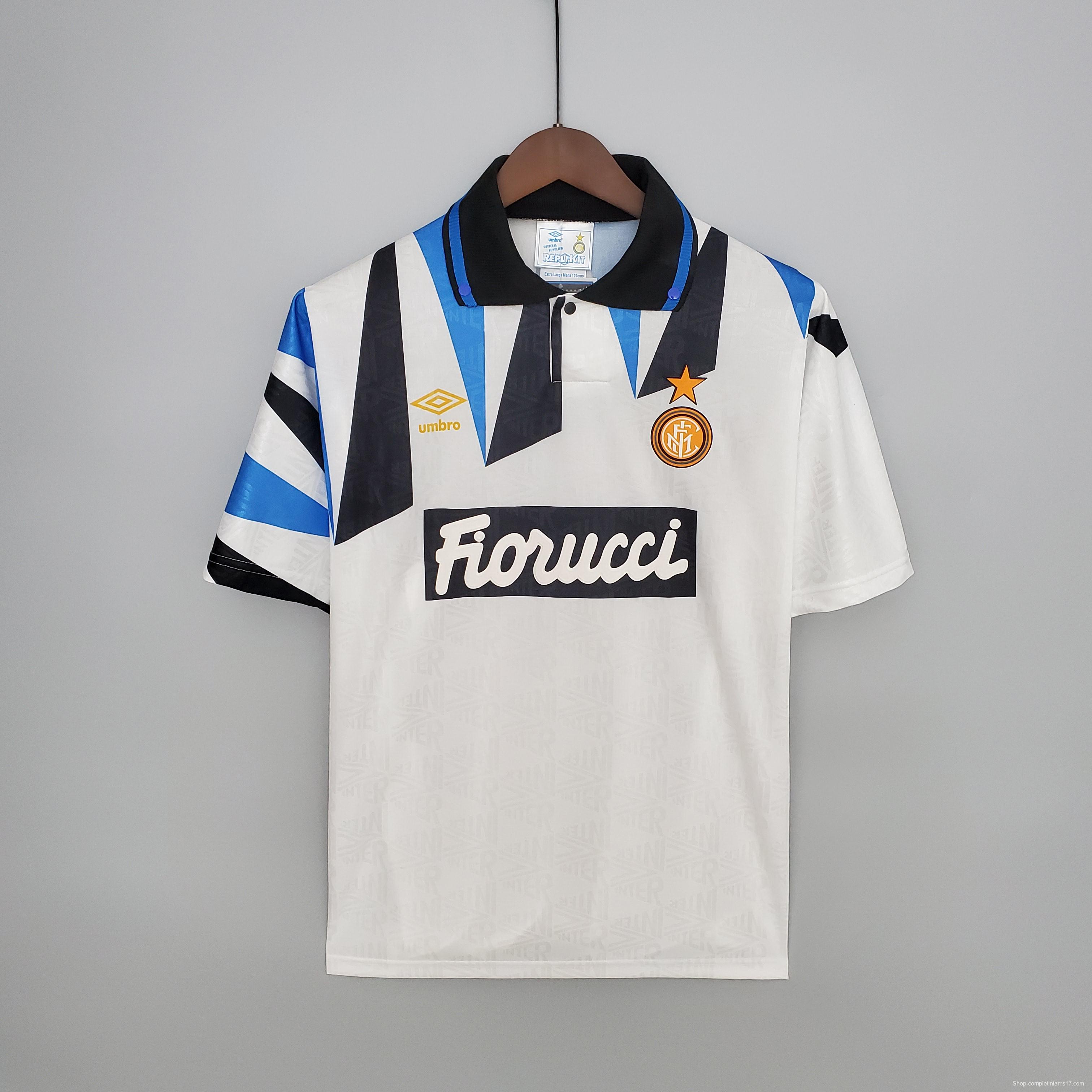 Retro Inter Milan 92/93 Away Soccer Jersey