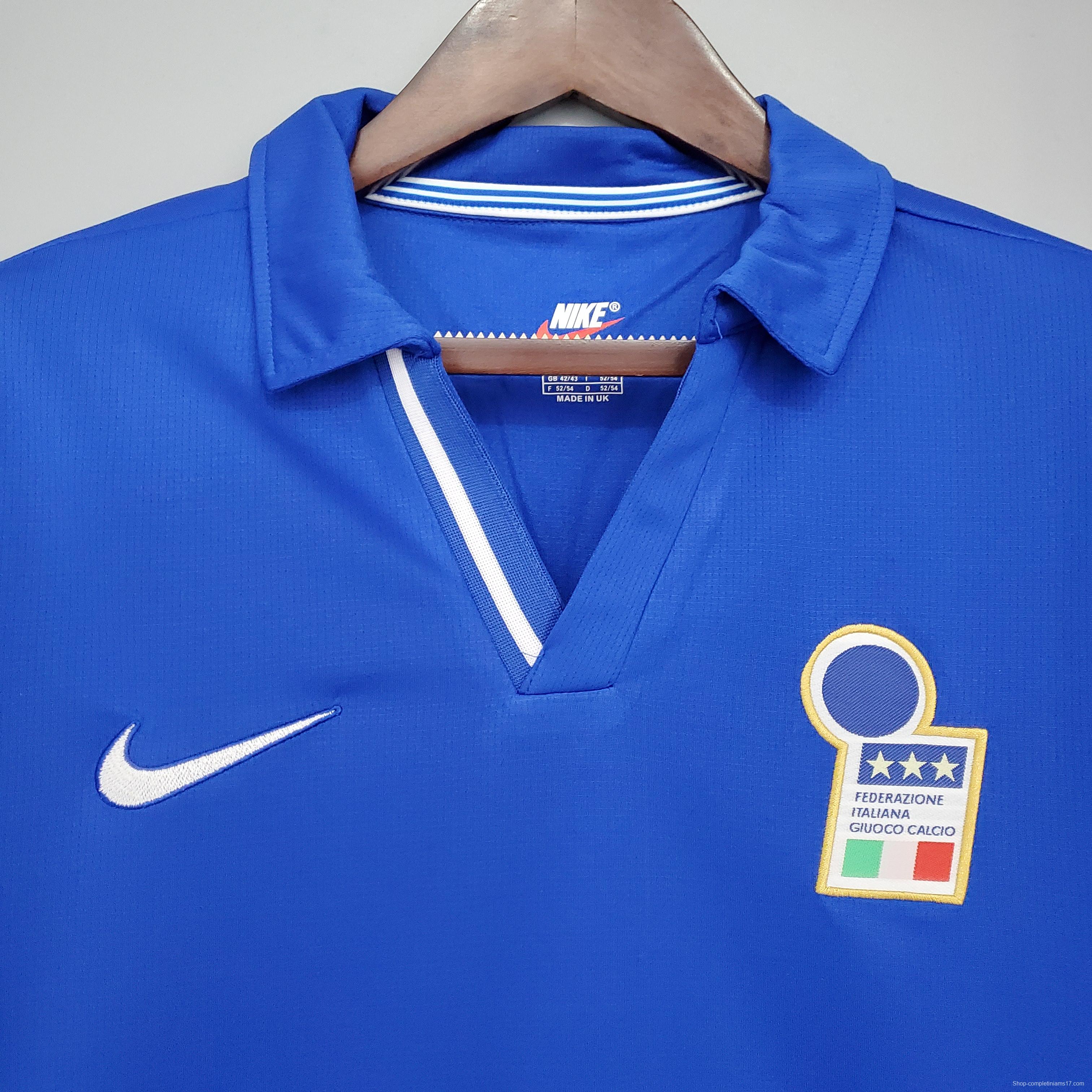 Retro Italy 1998 home Soccer Jersey