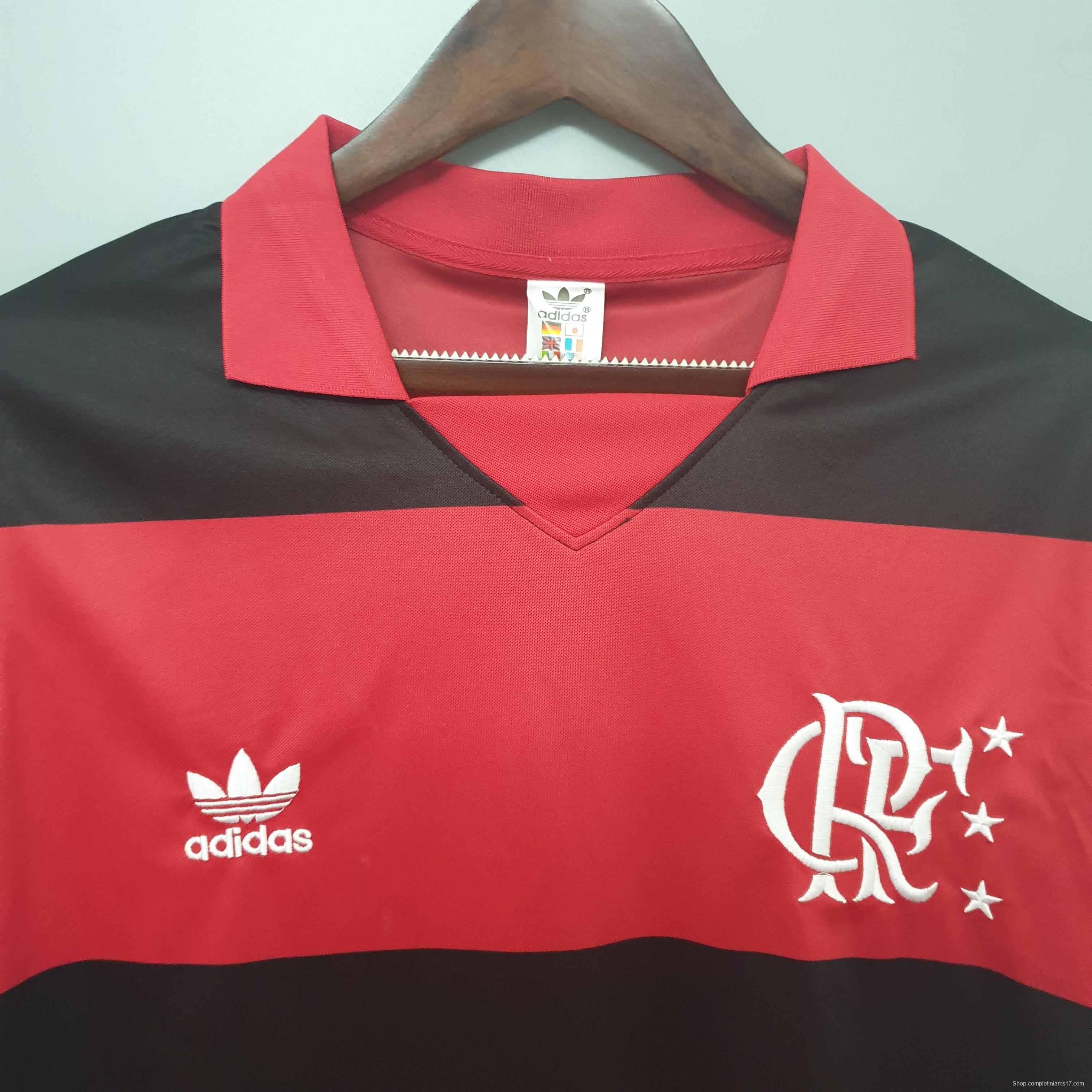 Flamengo 1982 retro shirt home Soccer Jersey