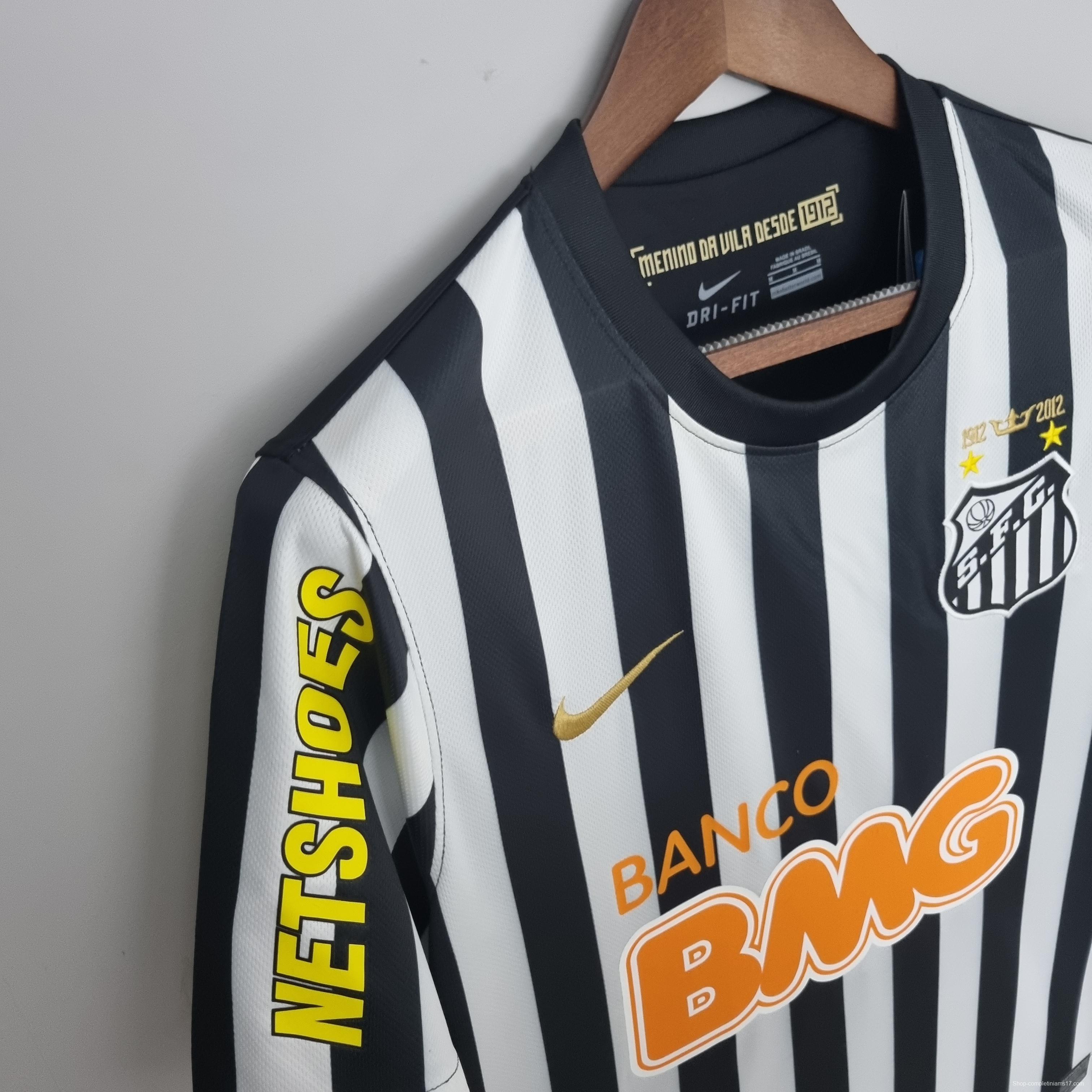 Retro Santos 2013 away Soccer Jersey