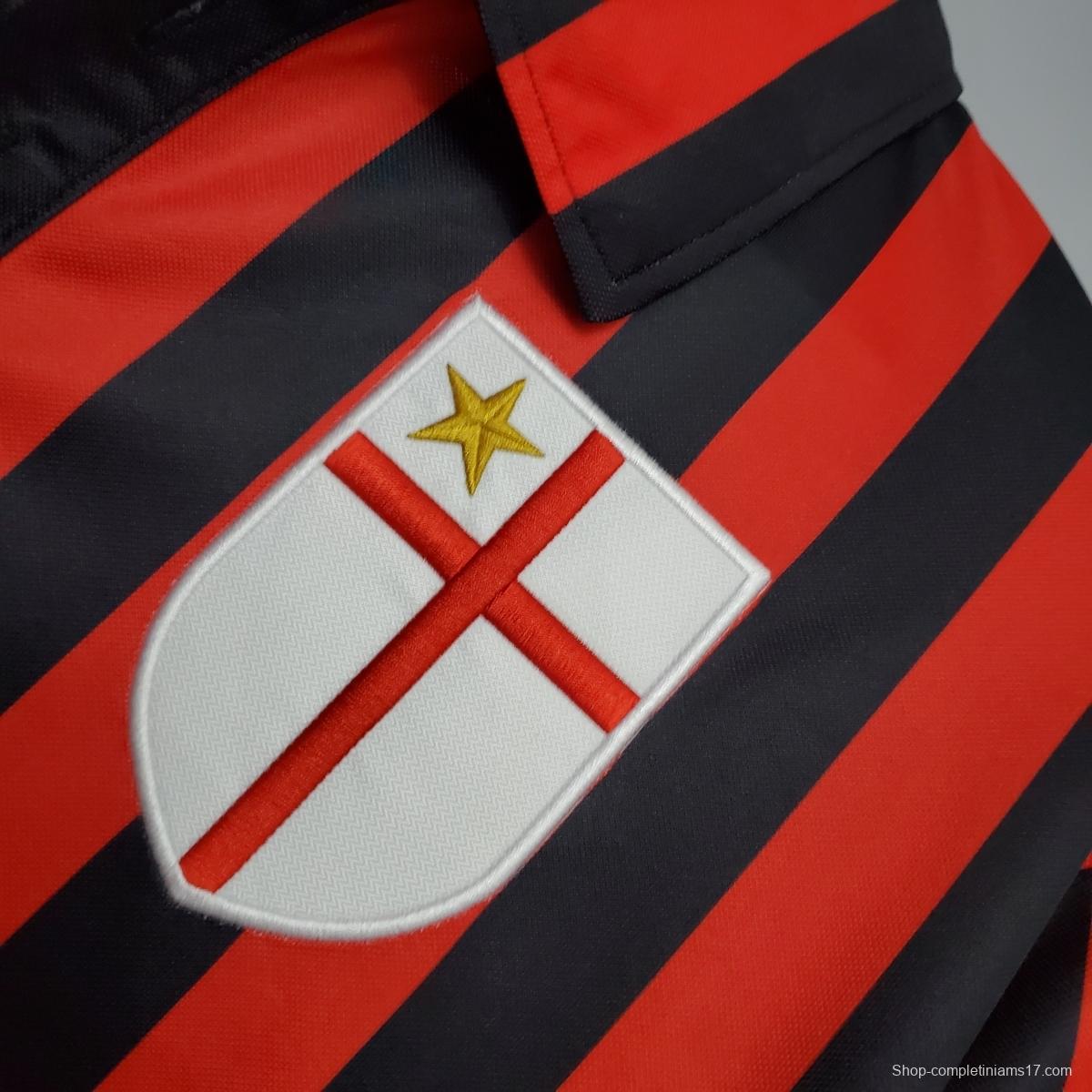 Retro 99-00 AC Milan Centenary home Soccer Jersey