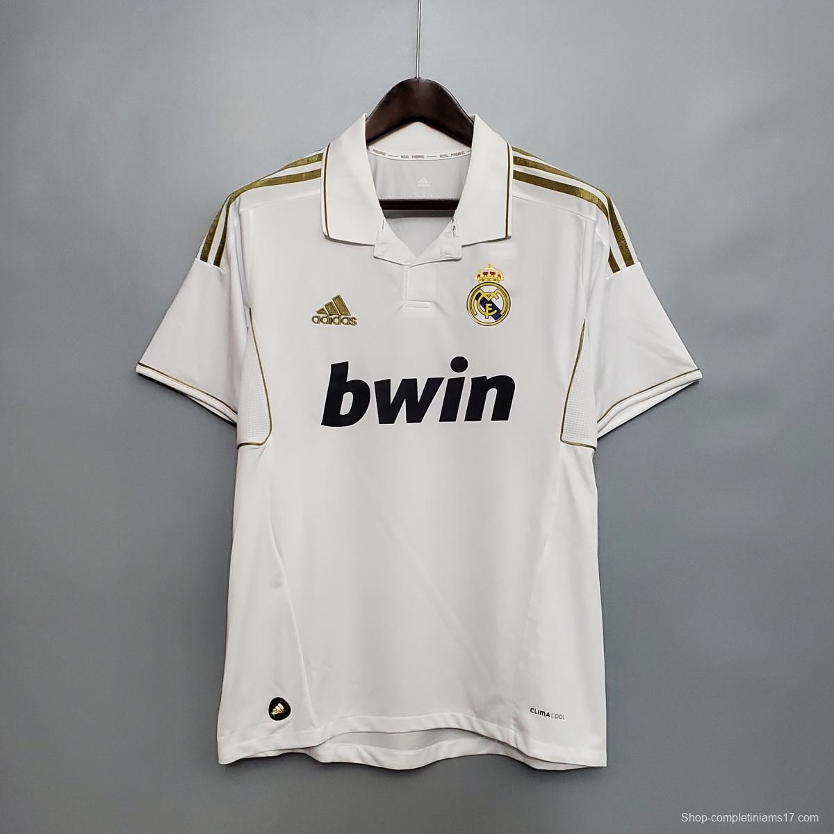 Retro Real Madrid 11/12 home Soccer Jersey