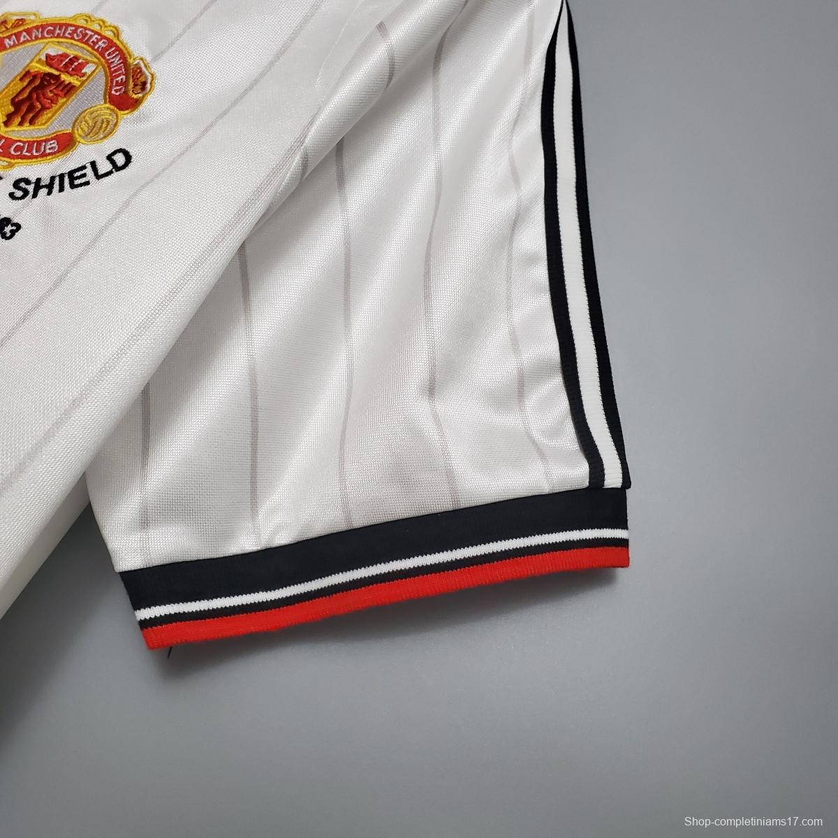 Retro Manchester United 1983 away Soccer Jersey