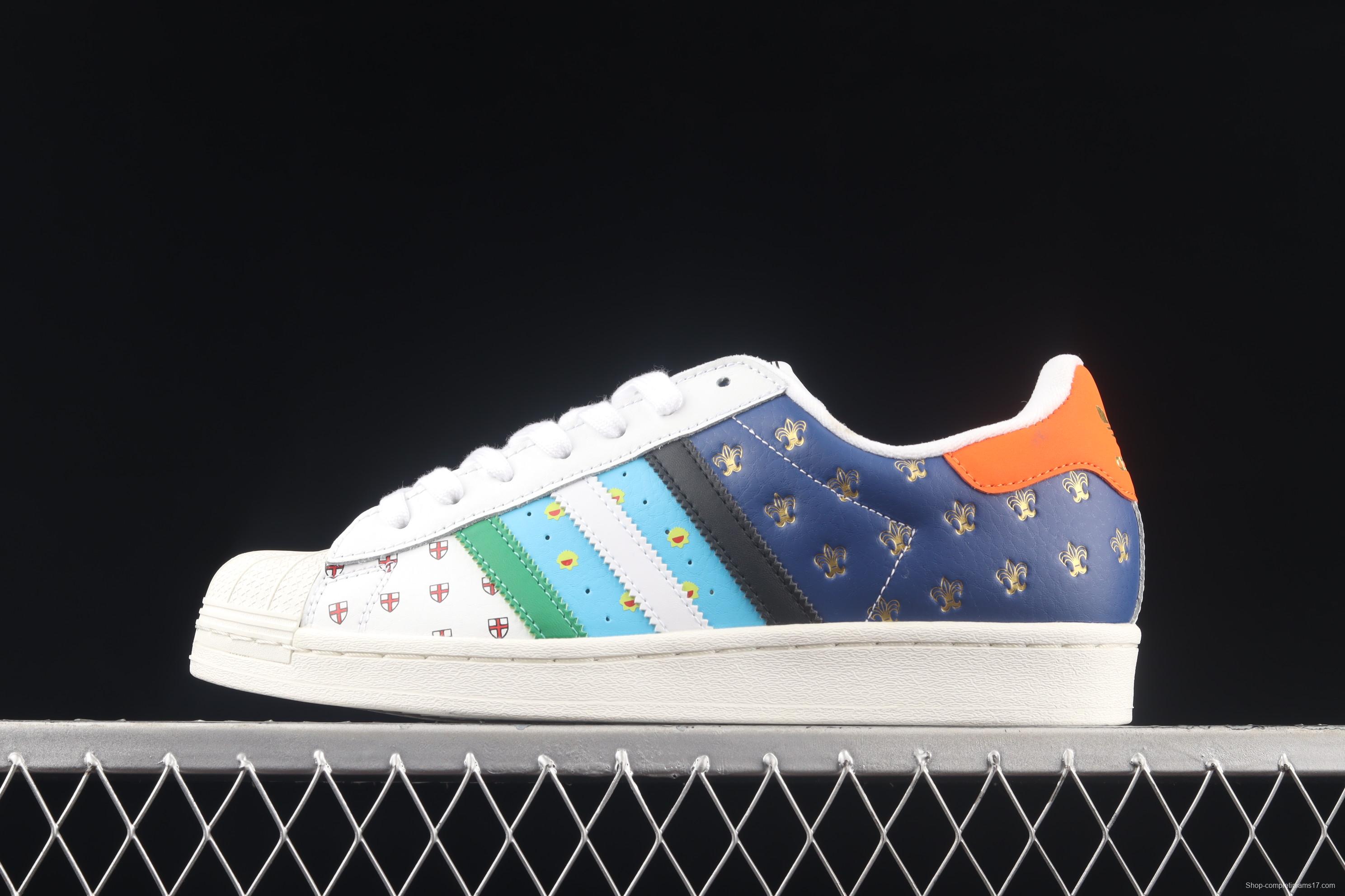 Adidas Originals Superstar FX7175 50th Anniversary Limited City Series Shell head Leisure Board shoes