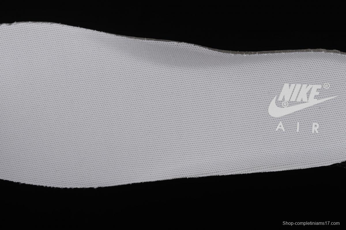 Nike Air Force 1 Premium ShAdidasow grey side Logo 3M reflective low upper shoes CV3039-102