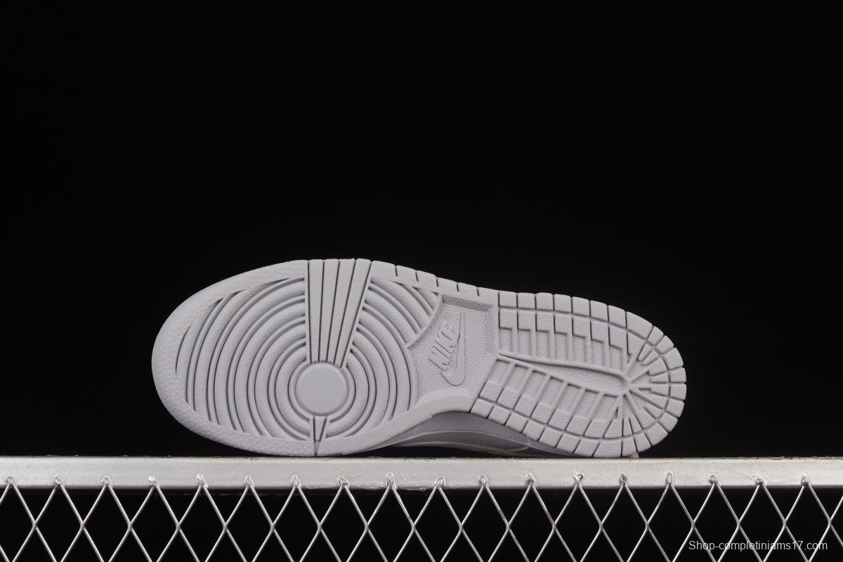 NIKE DUNK Low Retro Grey White Cool Grey Color Matching SB Buckle Rebounds Fashion Casual Sneakers DJ6188-001