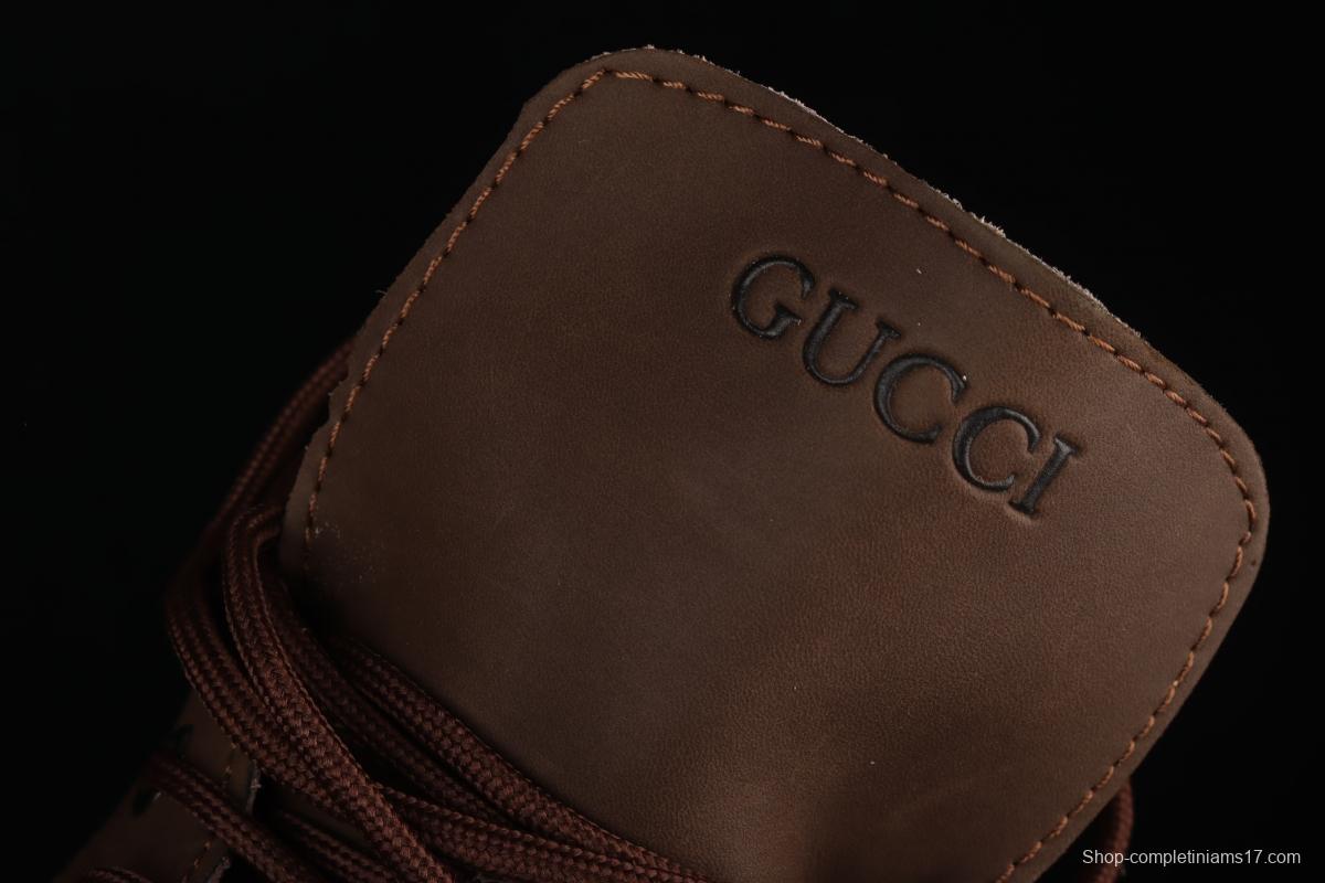 Gucci Screener GG High-Top Sneaker Gucci retro college style leisure Martin boots 02JPO605533