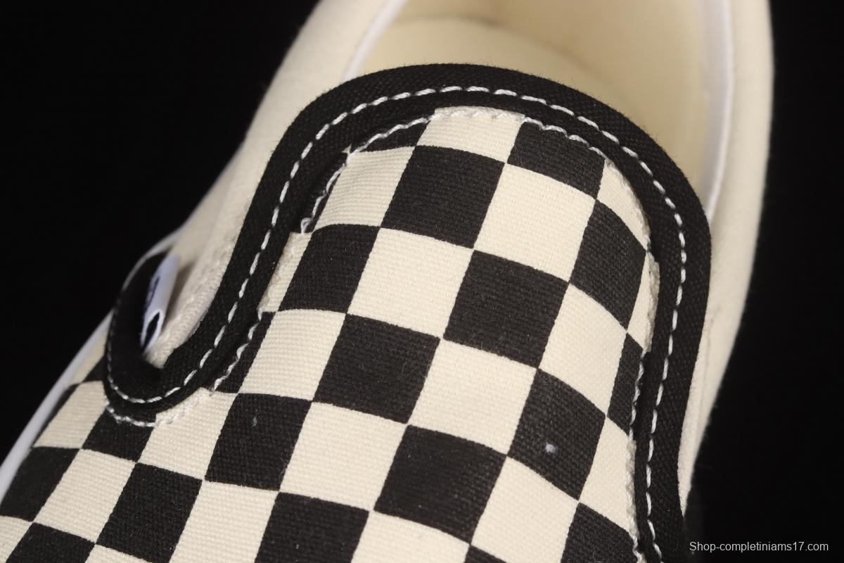 Vans Slip-On Platform classic lazyman black and white checkerboard thick soles shoes VN0A318EBWW