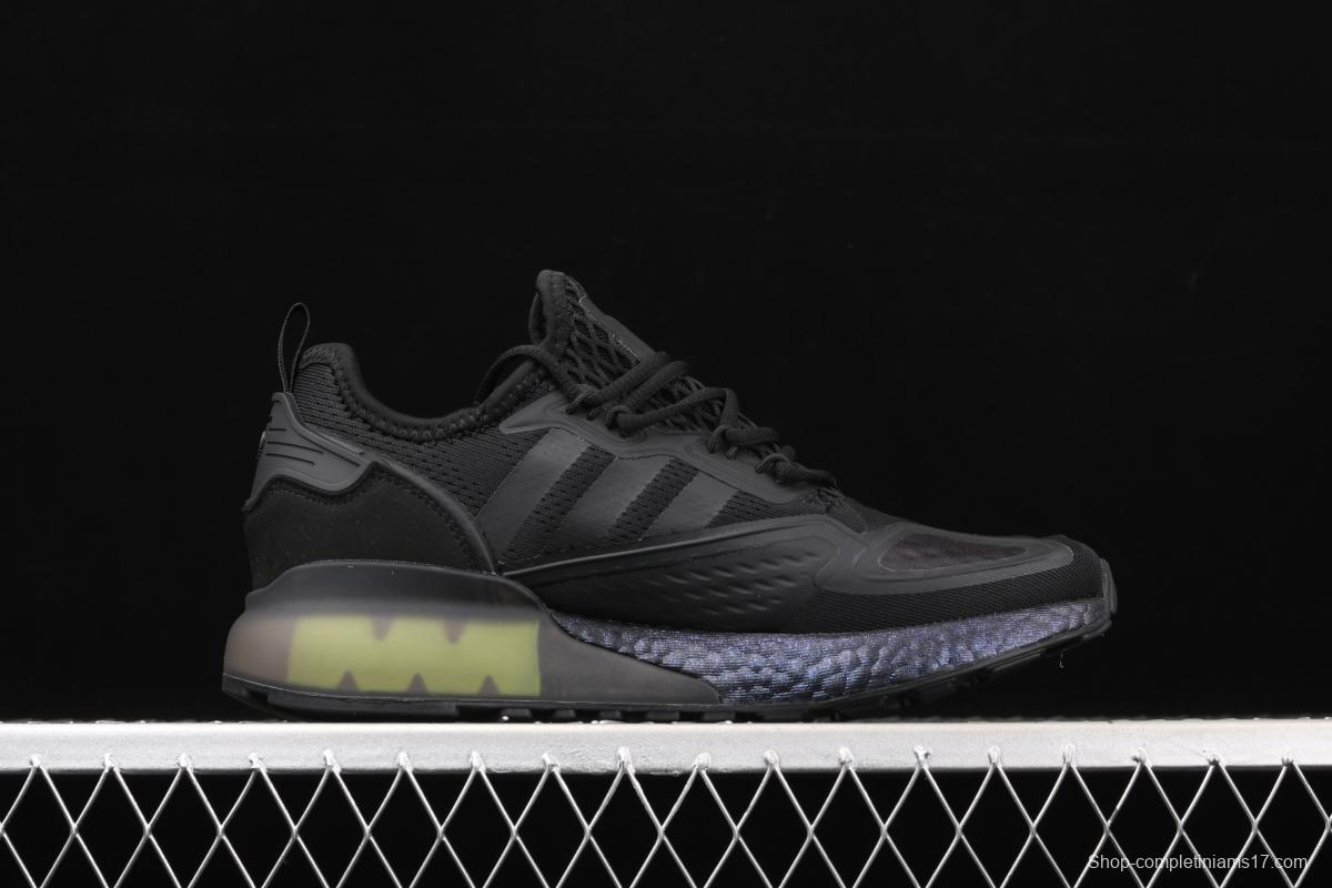 Adidas ZX 2K Boost FV7479 2020 summer new clover popcorn vintage running shoes