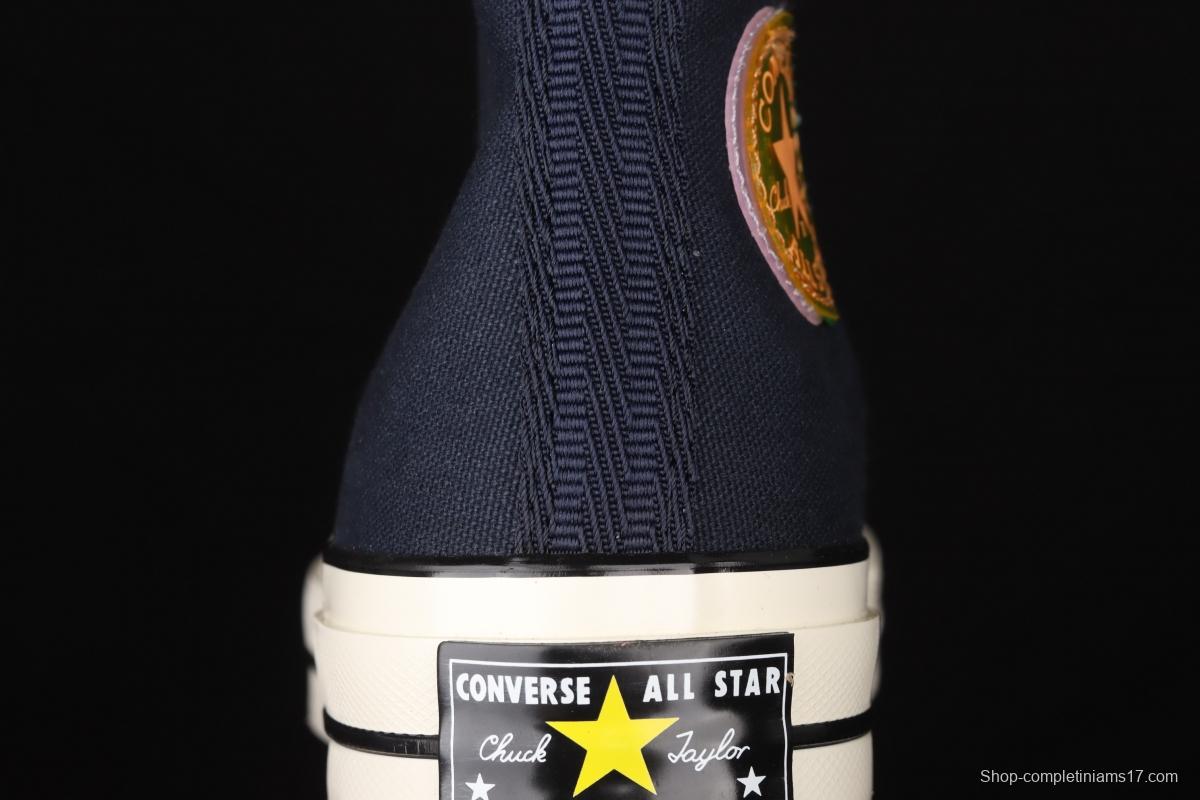 Converse 1970's soul city series Shanghai limited neon dark night blue high upper board shoes 170491C