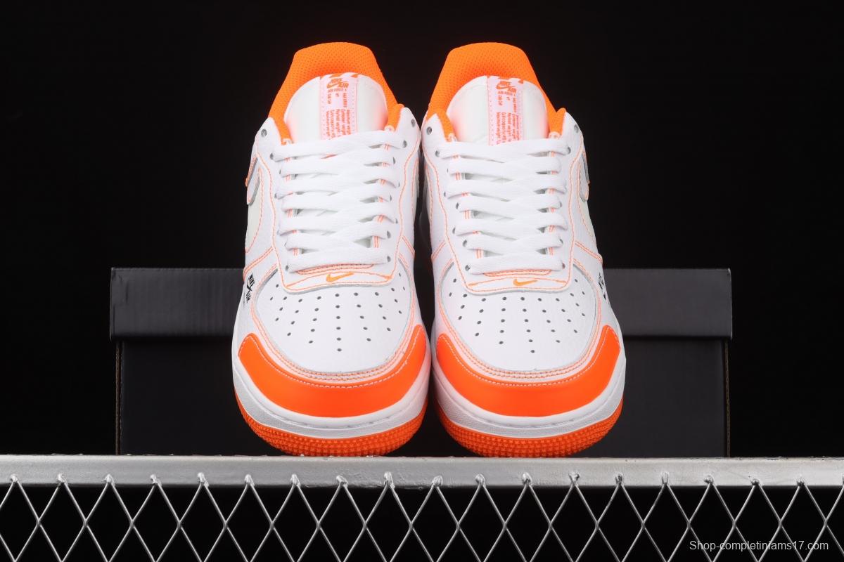 NIKE Air Force 1 Premium ShAdidasow Grey side Logo 3M reflective low upper shoes CV3039-103