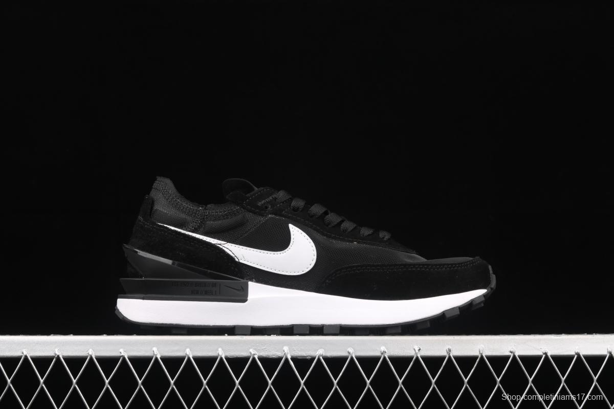 NIKE Waffle One net breathable casual running shoes DC2533-001