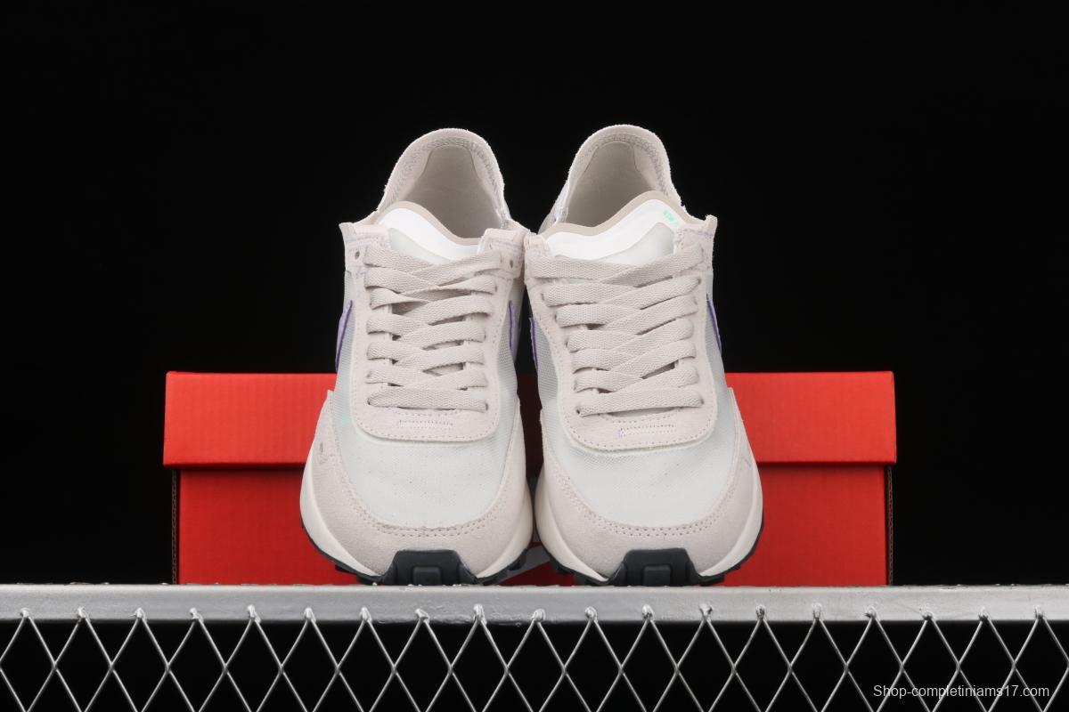 NIKE Waffle One Summit White net breathable casual running shoes DC2533-101,