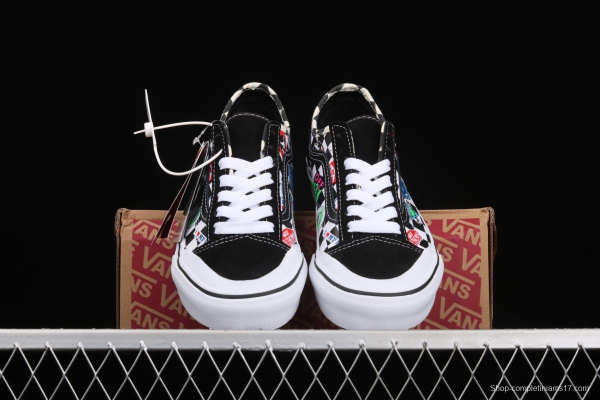 Vans Style 36 Cecon SF Vance color Logo printed low-top casual board shoes VN0A3MVL3P0