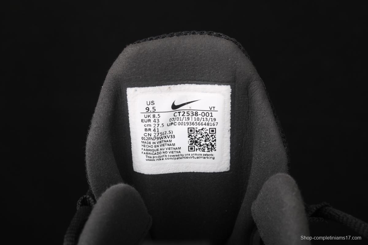 NIKE Air Max 270React new high-frequency mesh hollowing out function half-palm air cushion running shoes CT2538-001