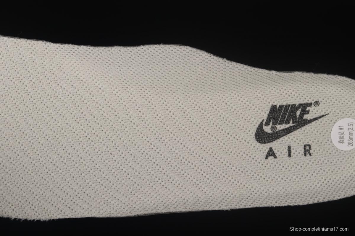 NIKE Air Force 1x 07 Low gray-black hook low-top casual board shoes BG5120-315