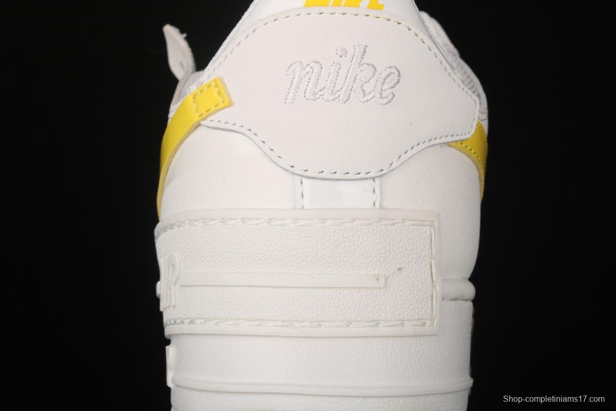 NIKE Air Force 1 ShAdidasow light weight heightened low-top board shoes CZ0375-100