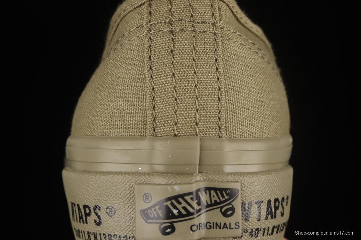 Wtaps x Vault by OG Vans Authentic limited joint style fashion tooling style low-top casual board shoes VN000UDDKBA