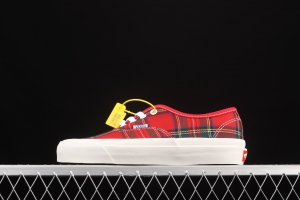 Pendleton x Vans Style 36 joint style Scottish stripe series low-top casual board shoes VN0A54F29GT