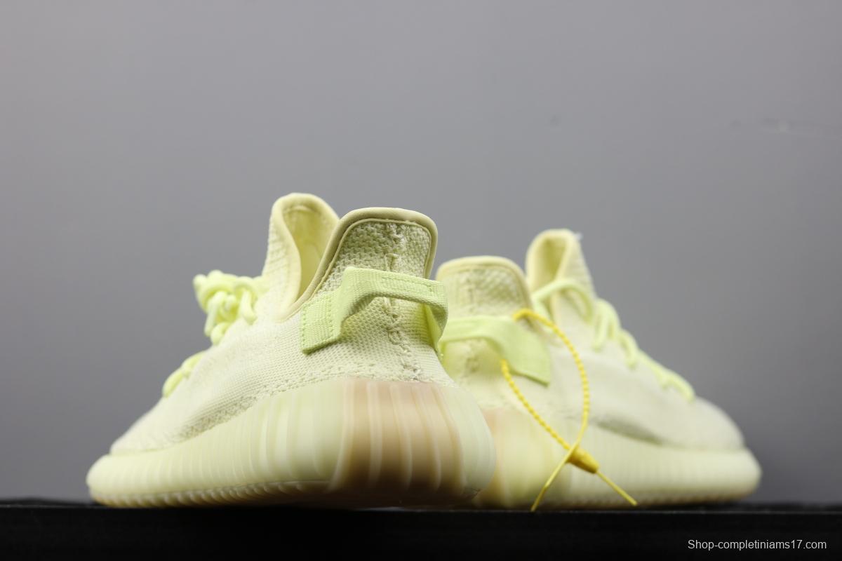 Adidas Yeezy 350V2 Real Boost Basf F36980 Darth Coconut 350 second generation light yellow original BASF popcorn