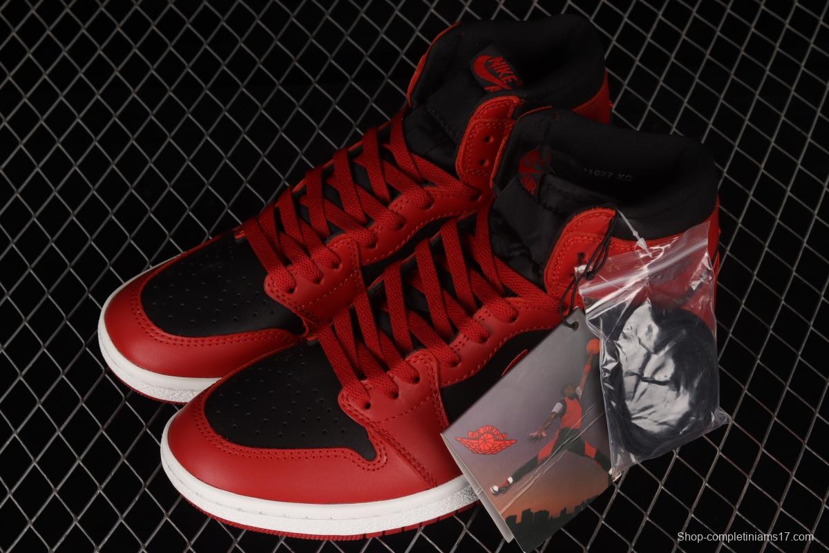 Air Jordan 1 Hi 85 reverses black and red forbids wearing high top basketball shoes BQ4422-600