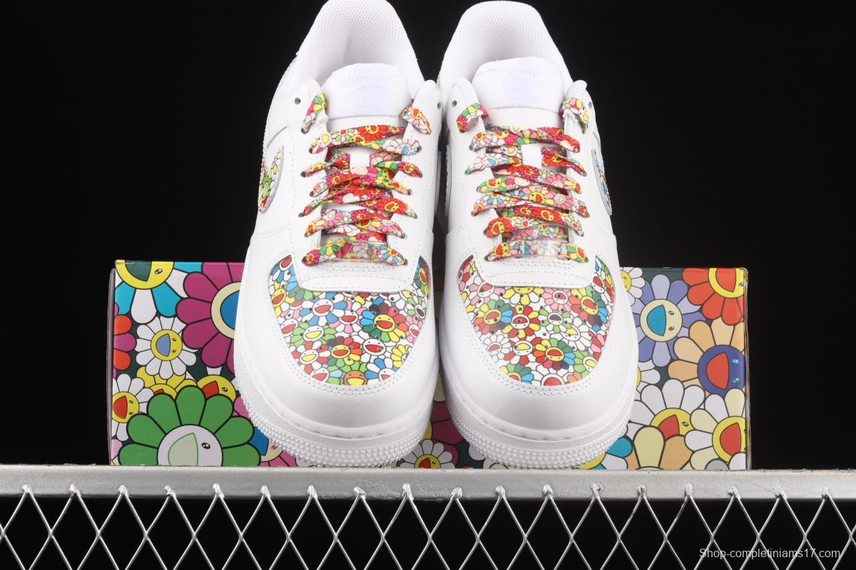 Takashi Murakami x NIKE Air Forece 11607 Low Takashi Murakami's low-top casual board shoes CW2288-111,