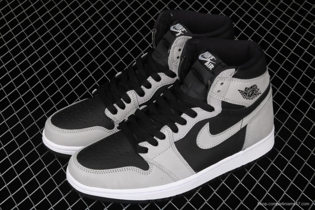 Air Jordan 1 High Gao Bang Gray Panda 555088-035