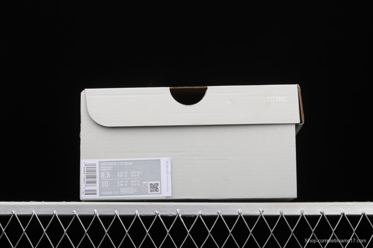 NIKE Air Force 1 SU19 3M reflective low-top casual board shoes CN2896-103
