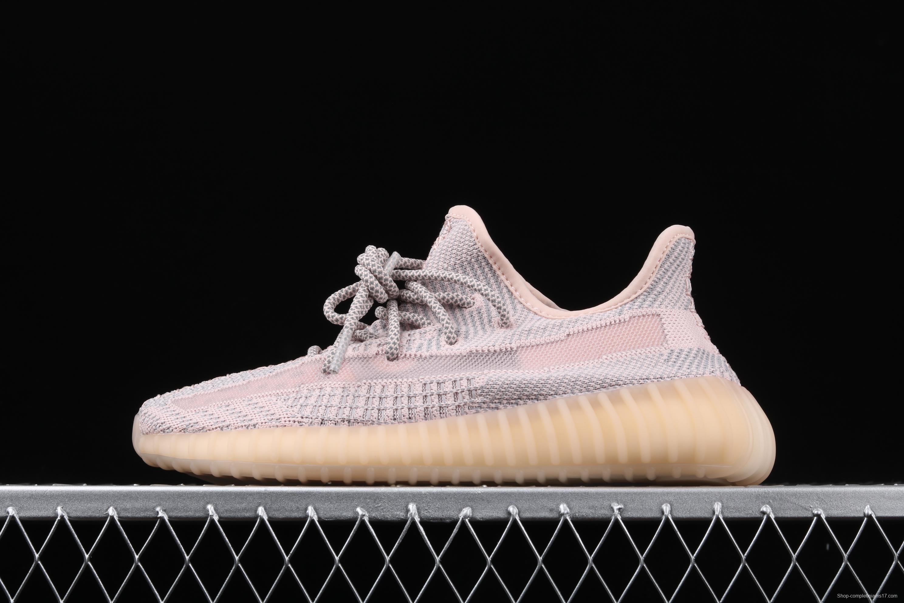 Adidas Yeezy 350 Boost V2 Synth FV5578 Darth Coconut 350 second generation silver powder hollowed-out angel color