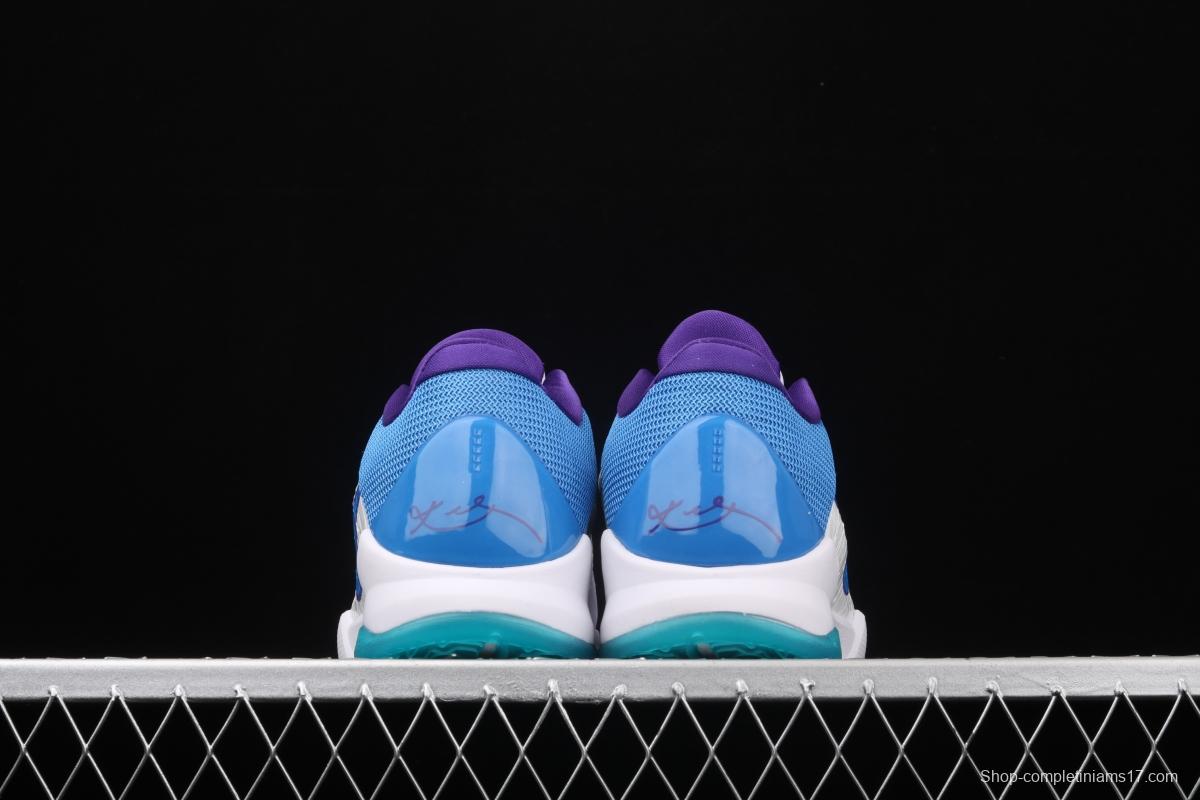 NIKE Zoom Kobe V Protro White and Blue Kobe Bryant 5 2020 replicates low-end sports basketball shoes CD4491-101,