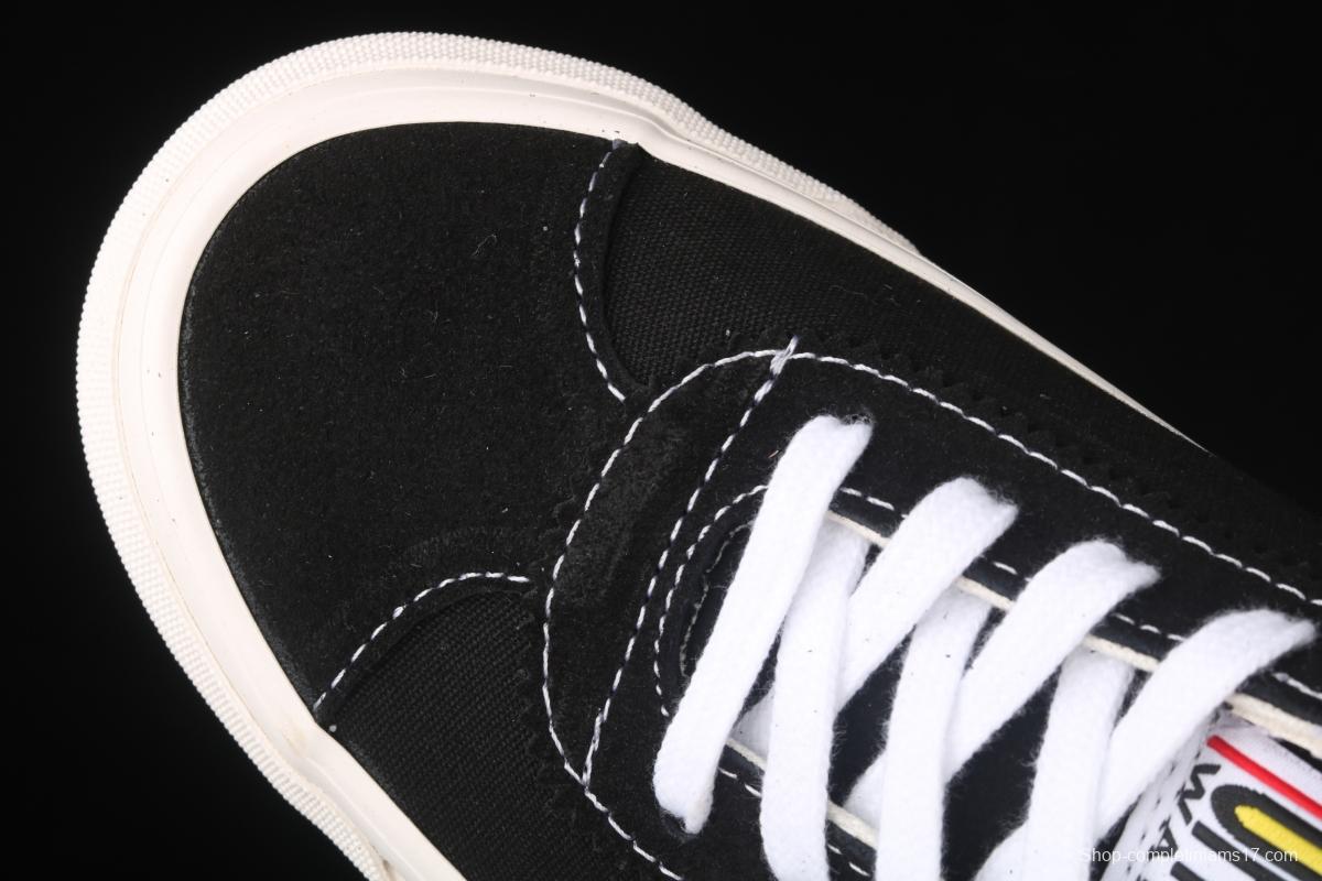 Vans Sport 73 Dx Chen Feiyu with Anaheim classic black and white canvas retro low-top casual board shoes VN0A3WLQUL1