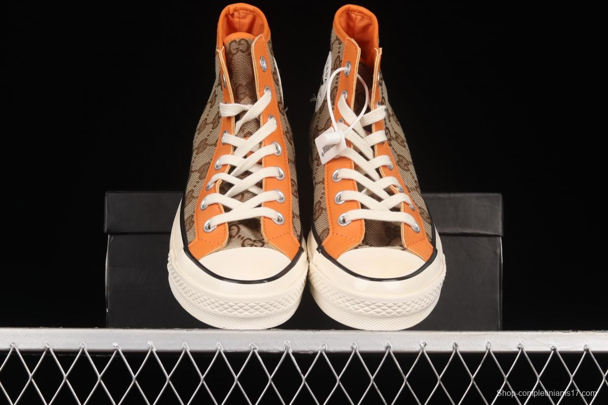 Remake Con Gucci x Converse Converse Trend High Top Casual Sneakers 169768C