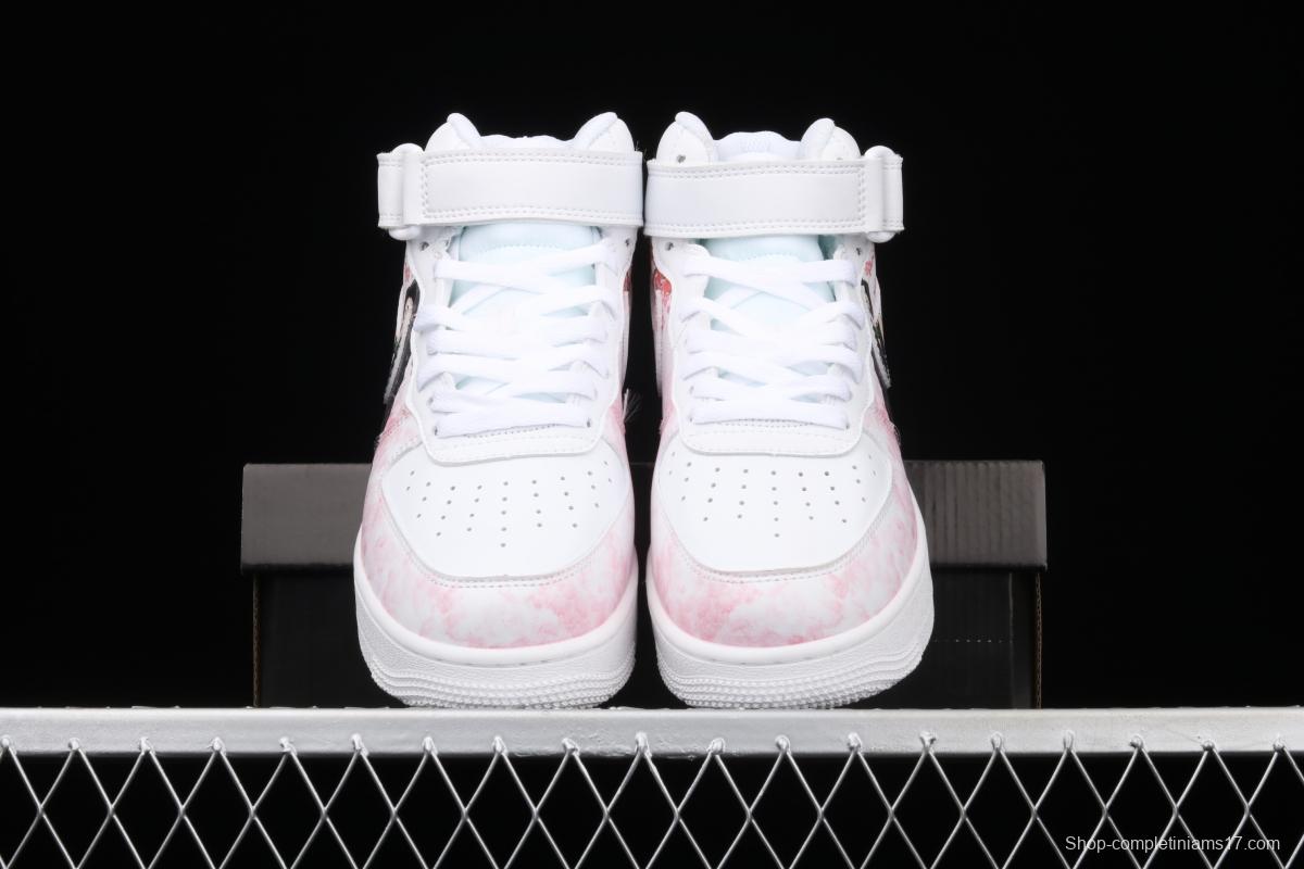NIKE Air Force 1 Mid Japan Limited Sea Thief King Joint name Zhongbang Board shoes AQ8020-601