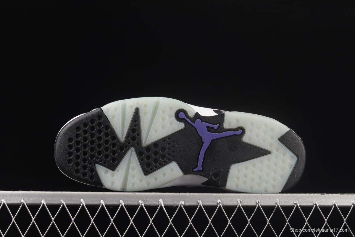 Air Jordan 6 FLINT flint ultraviolet basketball shoes CI3125-100