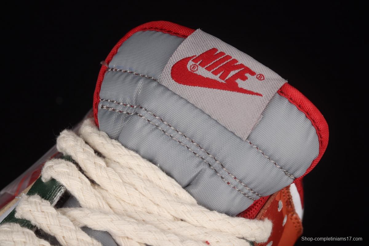 NIKE DUNK Low OW SB buckle rebound fashion casual board shoes DD1391-002