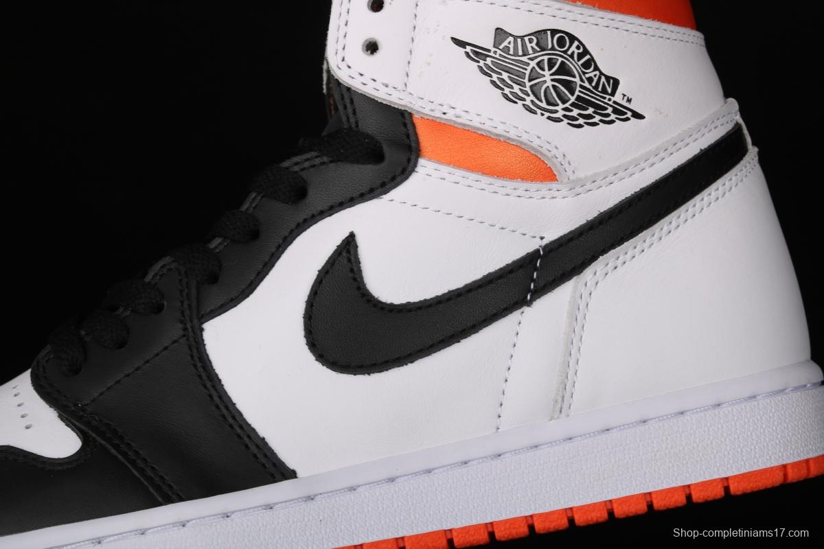 Air Jordan 1 High OG Black Toe Shattered Backboard rebound black toe high top basketball shoes 555088-180