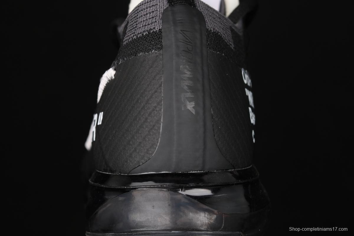 OFF-White x NIKE Vapor Max steam cushion jogging shoes AA3831-001