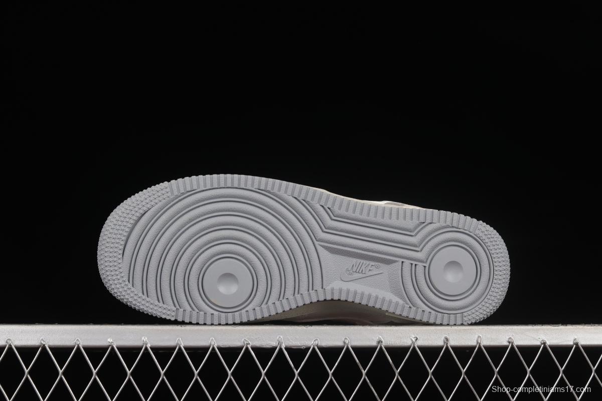 NIKE Air Force 1'07 Low Off-White Brown Low-Top Sports Casual Sneakers CW2288-702