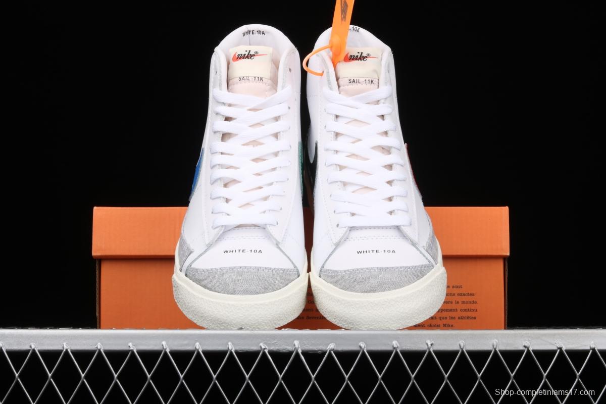 NIKE Blazer Mid '1977 Vintage WE Classic Trail Blazers High Band Leisure Sports Board shoes DA2142-146