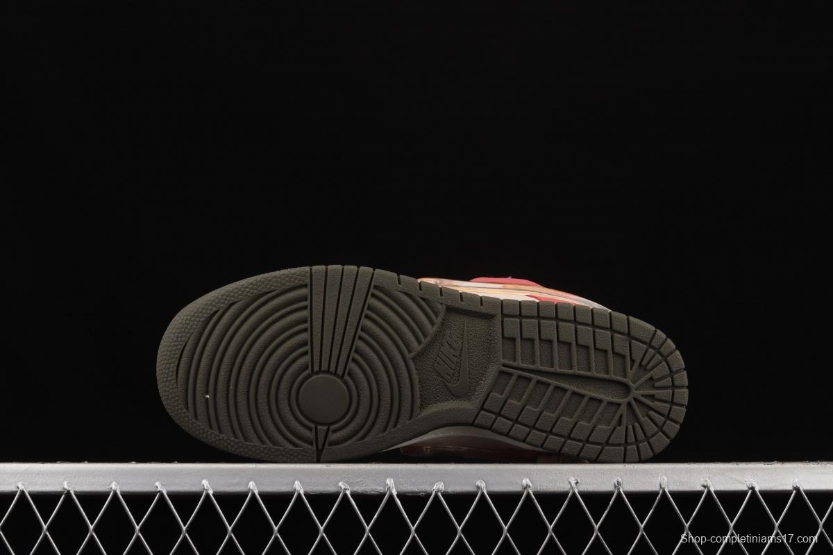Social Status x NIKE SB DUNK joint style sports and leisure board shoes DJ1173-600