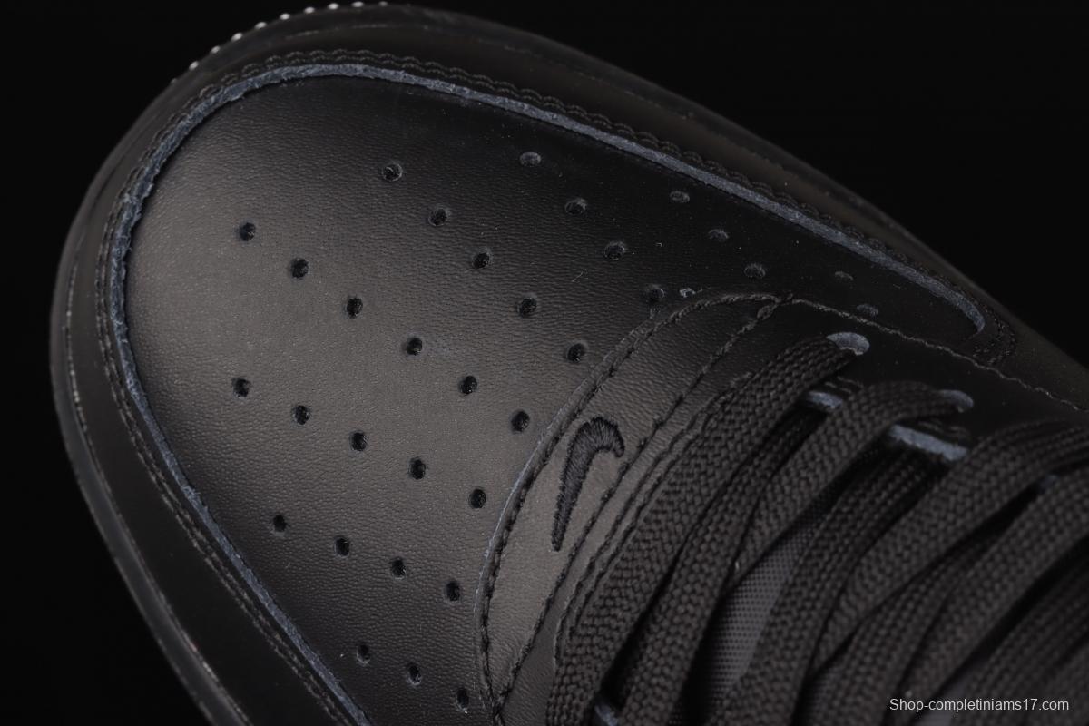 NIKE Air Force 1x 07 Low all black and white hook low top casual board shoes DC2911-002