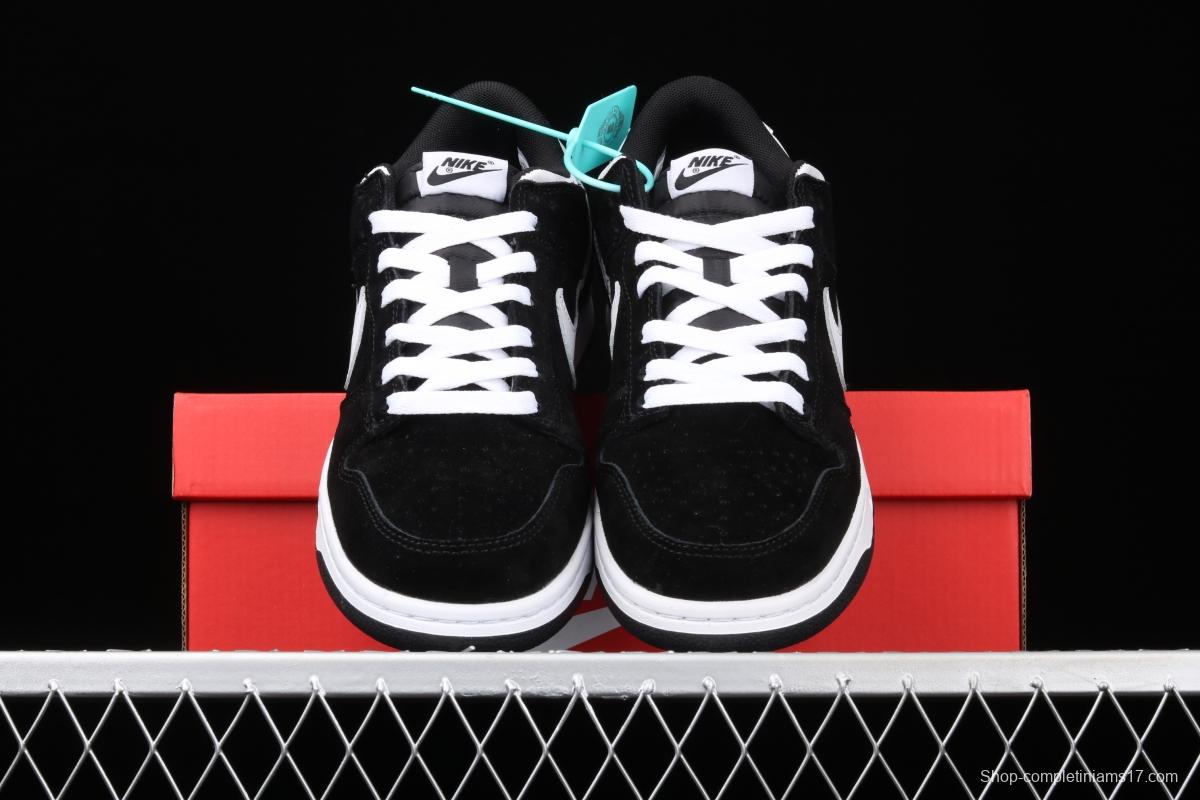 NIKE SB Zoom DUNK Low GS Snow Black and White Slam Dunk Series low side Leisure Sports Skateboard shoes 310569-020