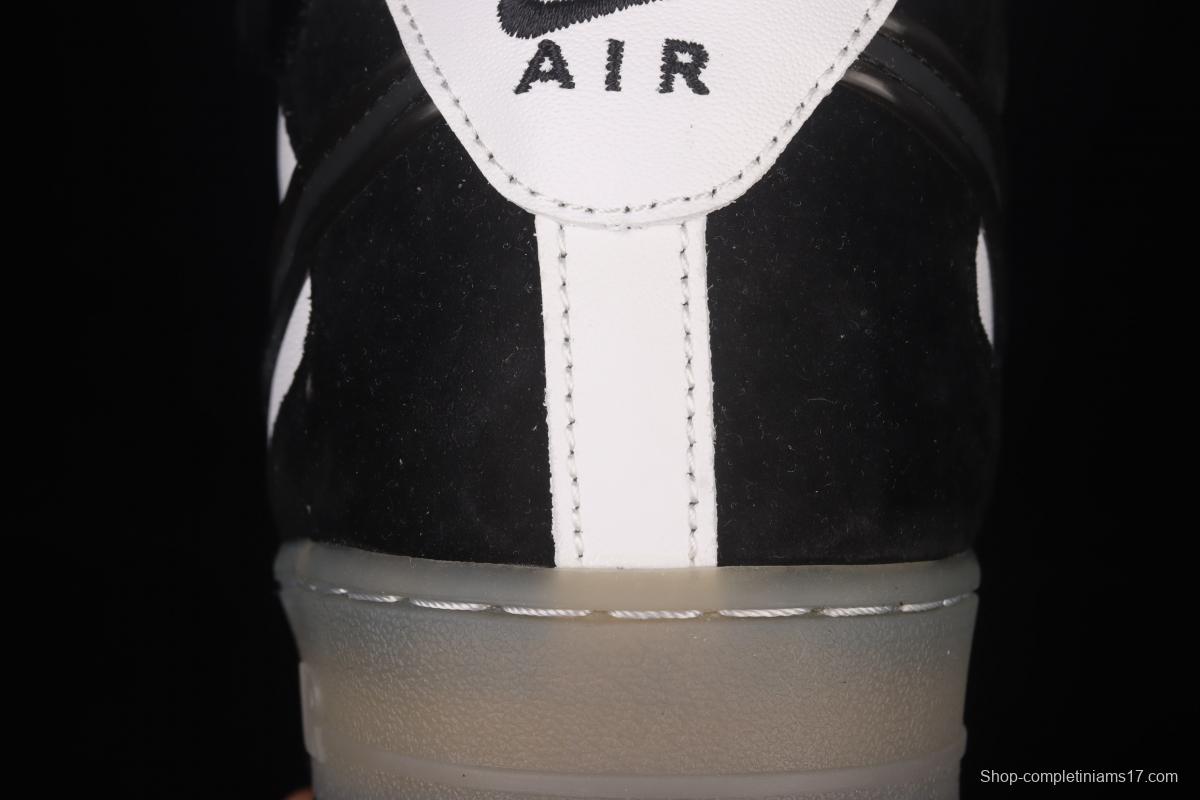 Slam Jam x NIKE Air Force 11607 Mid series frosted leather middle upper casual board shoes BC9825-101,