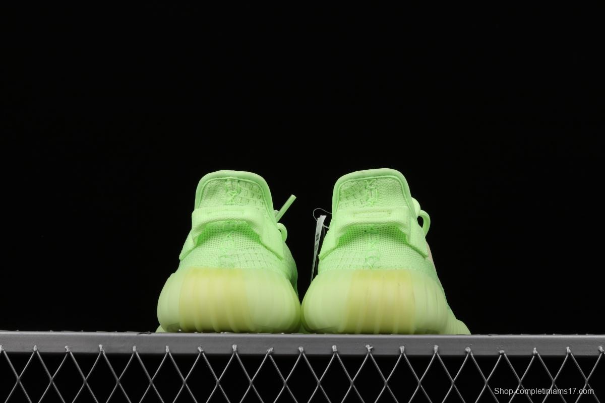 Adidas Yeezy 350 Boost V2 Gid EH5360 Darth Coconut 350 second generation luminous green color matching