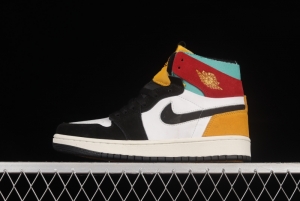 Air Jordan 1 Zoom CMFT White, Yellow and Red CT0978-016