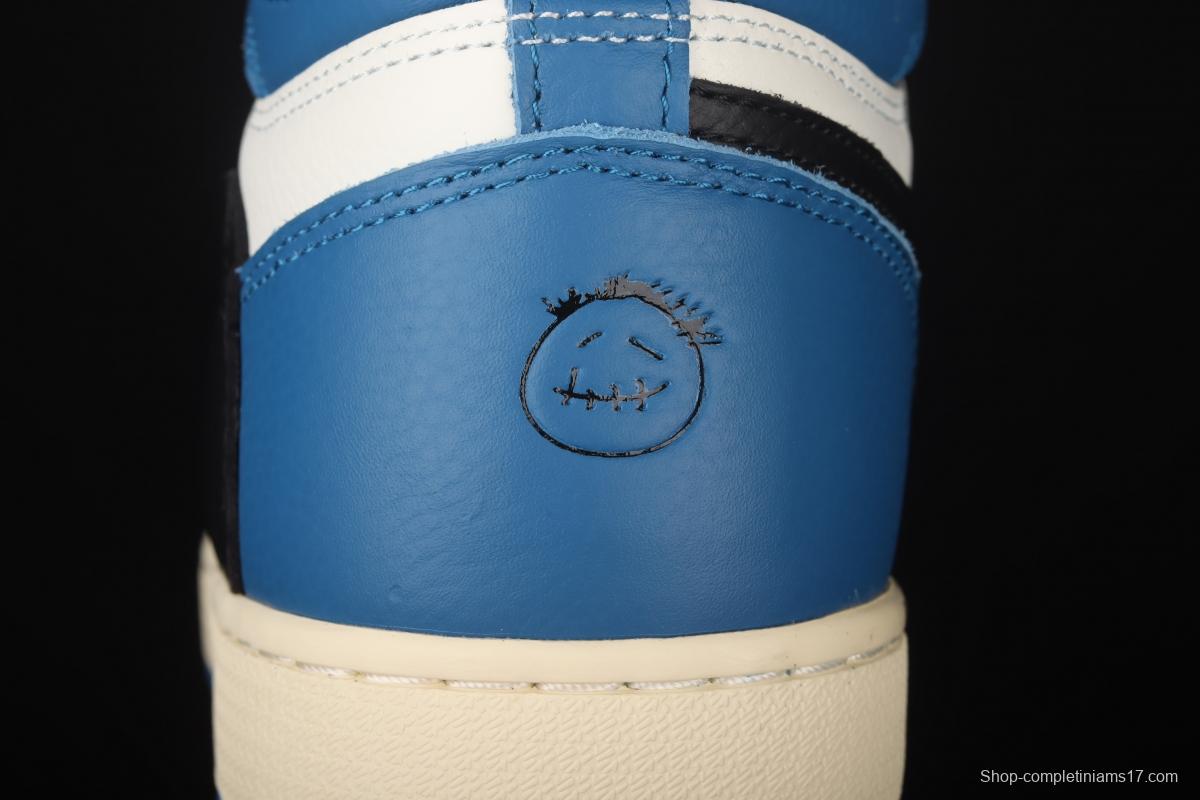 Travis Scott x Air Jordan 1 High OG Lightning inverted head layer original Standard DH3227-105