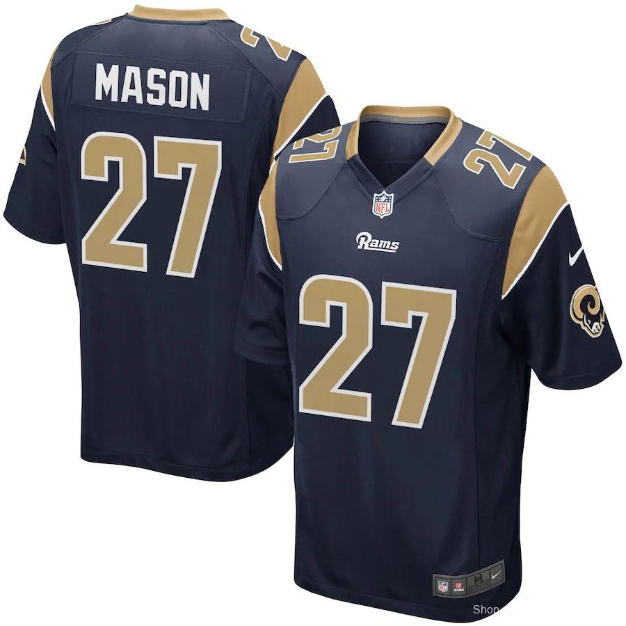 Youth Tre Mason Navy Player Limited Team Jersey