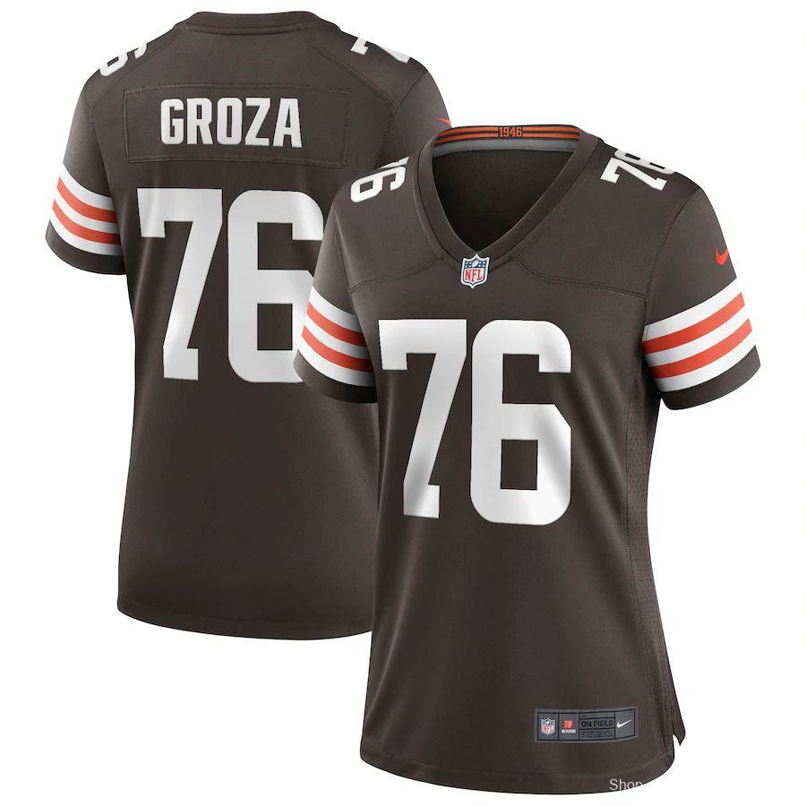 Women's Lou Groza Brown Retired Player Limited Team Jersey