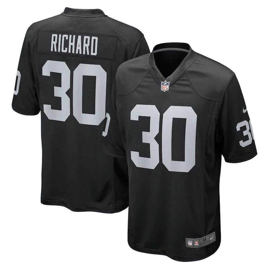 Men's Jalen Richard Black Player Limited Team Jersey