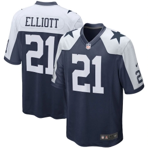 Men's Ezekiel Elliott Navy Alternate Player Limited Team Jersey